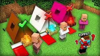 Я РЕШАЮ КТО ИЗ ЖИТЕЛЕЙ ПОЙДЁТ СО МНОЙ В ПОХОД В МАЙНКРАФТ | Компот Minecraft