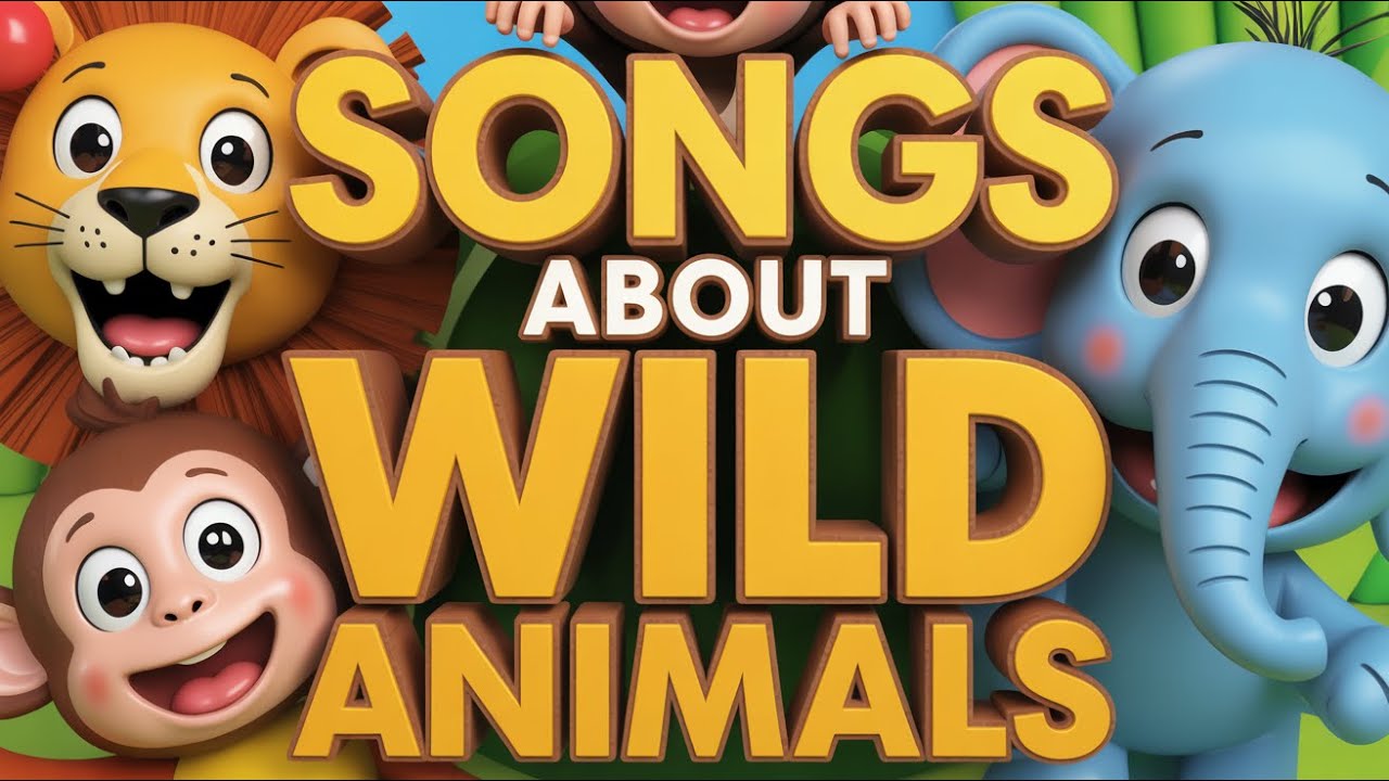 Animal Sounds Learning Song | Kids Music About Farm, Jungle, and Pet Animals