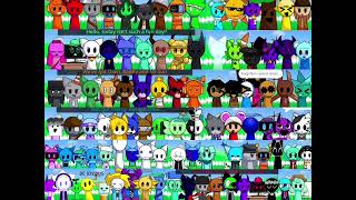 Sprunki Spruted Remastered Complete - All Characters Together