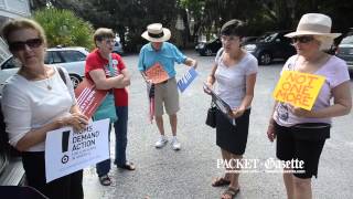 Advocates for better gun laws visit Mark Sanford's office