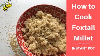 millet foxtail cook instant pot