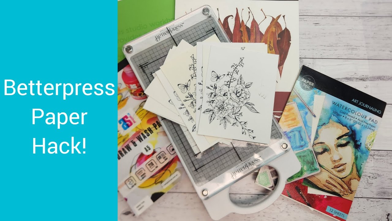Papee Hack Betterpress Paper Hack - YouTube
