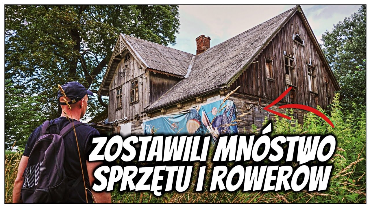 OPUSZCZONE GOSPODARSTWO PEŁNE SPRZĘTU I ROWERÓW🚲😳 #urbex #urbandecay #explore