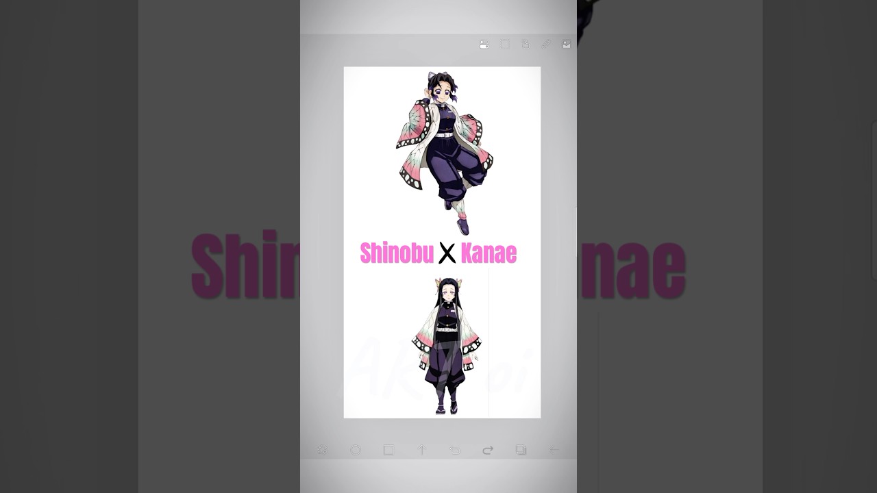 Shinobu x Kanae 🌸 Demonslayer Fusion ! 