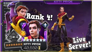 7 Star Rank 4 Kitty Pryde Live Server My Favorite Champion Is Back Marvel Contest Of Champions