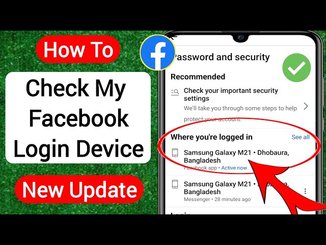 How To Check My Facebook Login Device (2023)