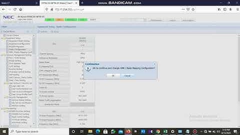 HOW TO CONFIGURE NEC MW LINK