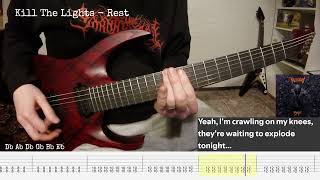 Kill The Lights - Rest (guitar cover + tabs)