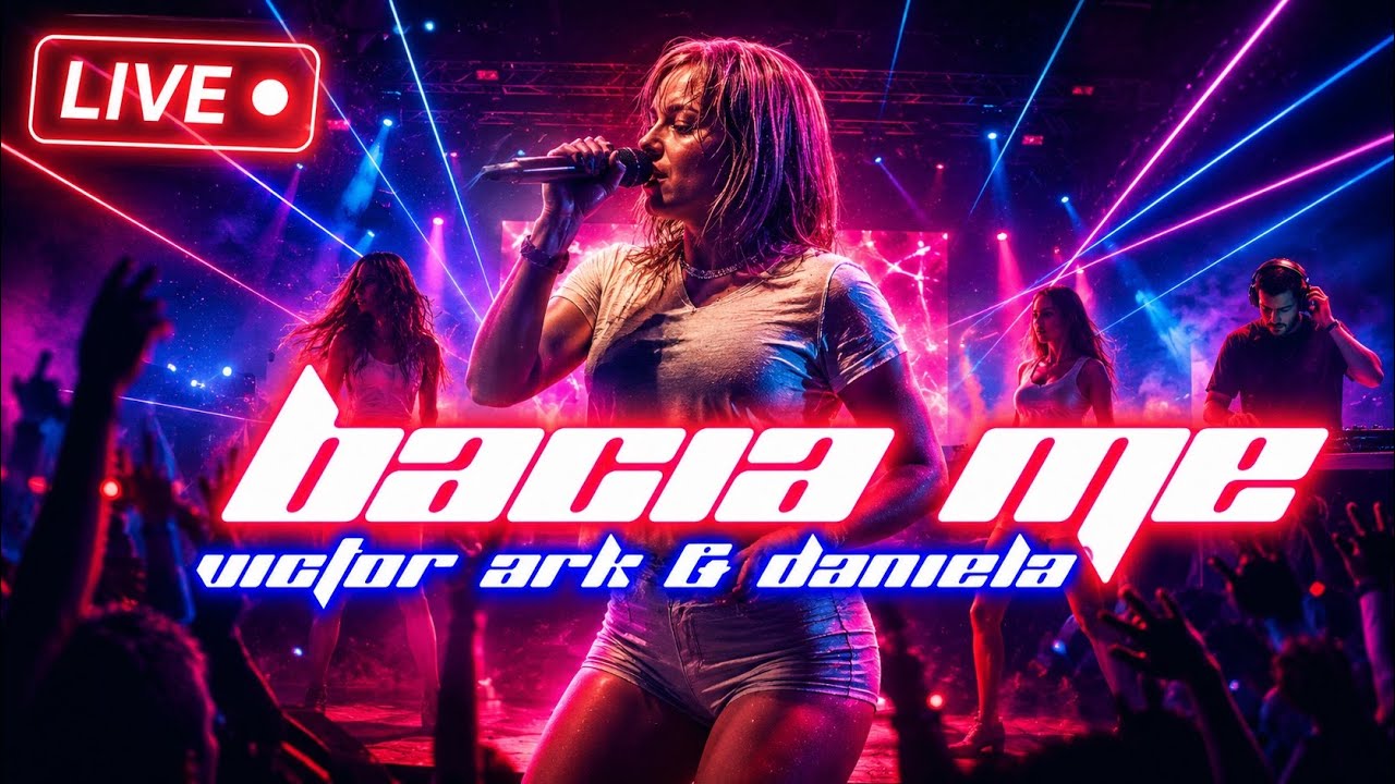 Italo Disco - Victor Ark feat Daniela BACIA ME (80s Live Video Mix) Annalisa - Mon Amour 2025