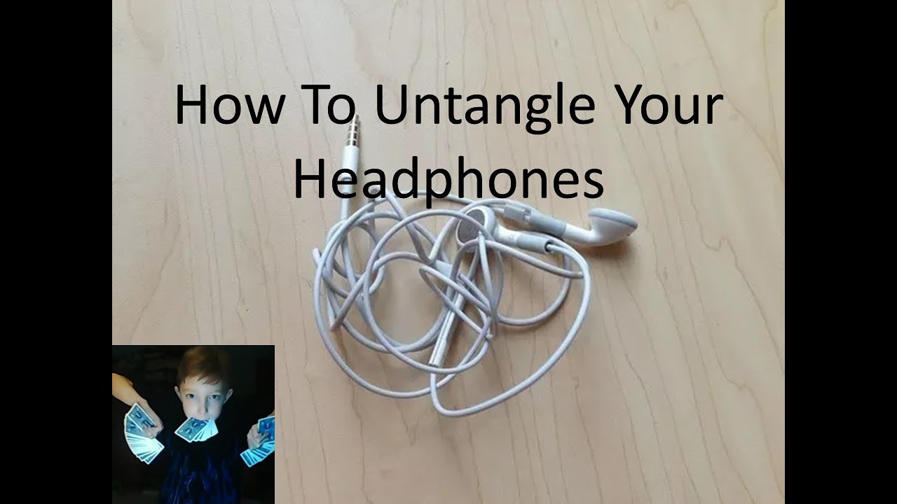 How to Untangle Your Headphones! Coal DiamondTheMagicRogue YouTube