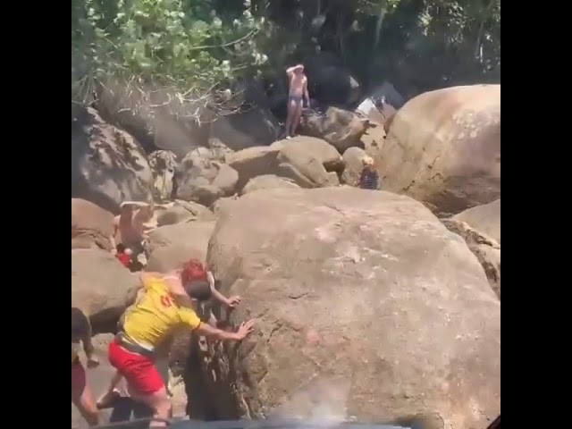 Cavpm/SP e Grupamento de Bombeiros Marítimo realizam resgate terrestre