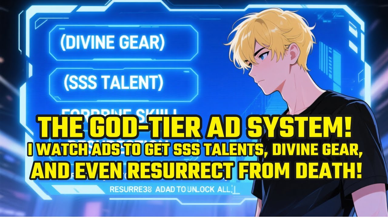 The GOD AD SYSTEM! I Watch 30S Ads to Get SSS Talents, DIVINE Gear, and Even RESURRECT From Death!
