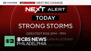 NEXT Weather Alert: Flood watch in effect for Philadelphia region