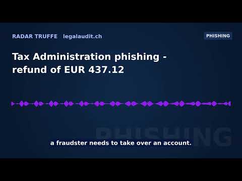 Tax Administration phishing — refund of EUR 437.12