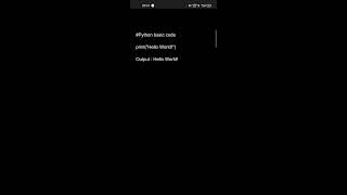 Python l Hello World