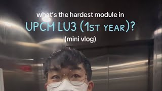 hardest module in UPCM LU3 (1st year)! 🤔