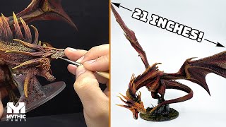 : Painting a MONSTROUS LEGENDARY DRAGON! (21 INCH WINGSPAN!) // [Mythic Games] - Joan of Arc