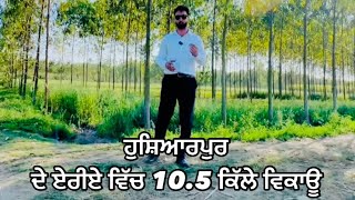 ਹੁਸ਼ਿਆਰਪੁਰ ਦੇ ਏਰੀਏ ਵਿੱਚ ਨੰਦਾਚੌਰ ਦੇ ਕੋਲ 10.5 ਕਿੱਲੇ ਵਿਕਾਊ