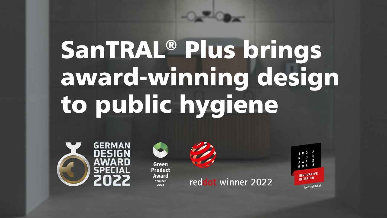 SanTRAL® Plus brings award-winning design to public hygiene | Ophardt Hygiene