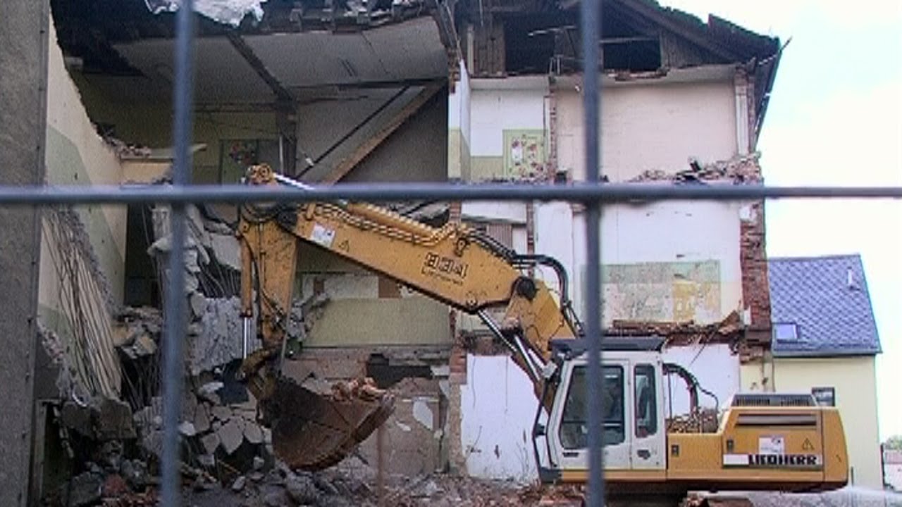 Vor 10 Jahren:  Werdau reißt erste Schule ab