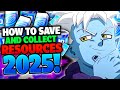 HOW TO SAVE AND COLLECT RESOURCES IN 2025! (Dragon Ball legends)