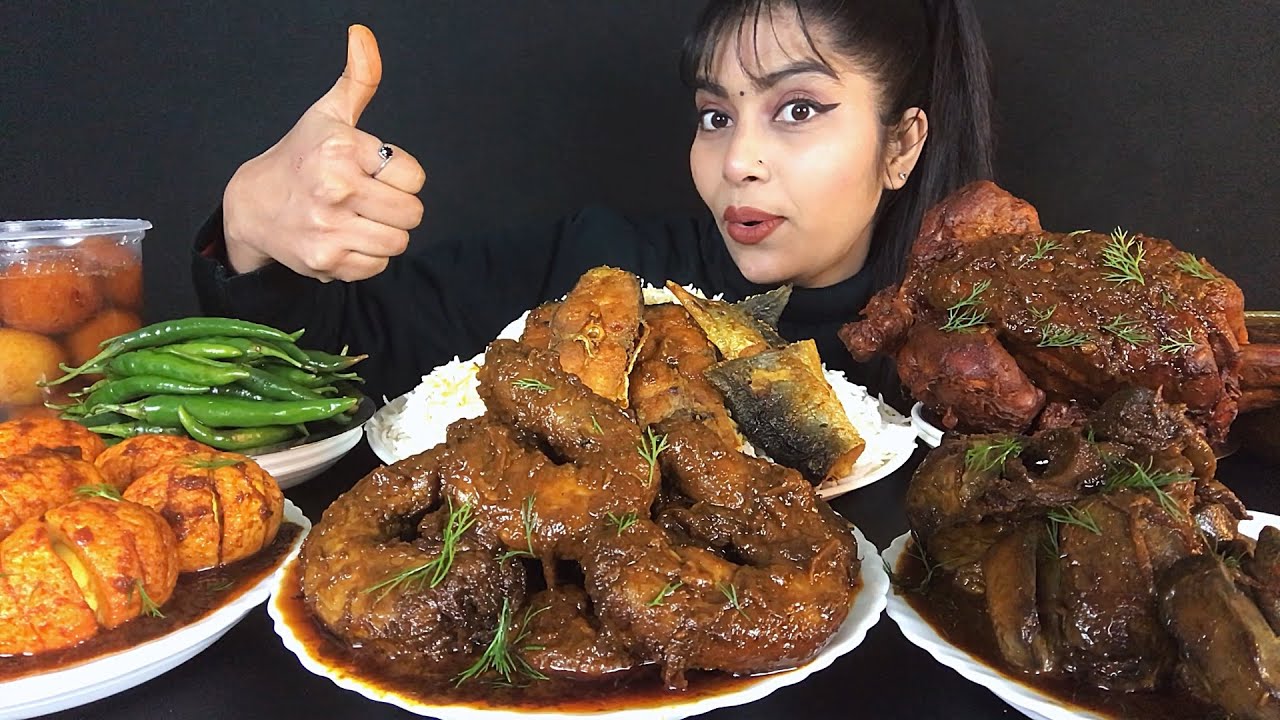 EATING BASMATI BHAT WHOLE CHICKEN EGG CURRY CHICKEN NECK CURRY KALEJI CURRY| ASMR BIG BITES MUKBANG