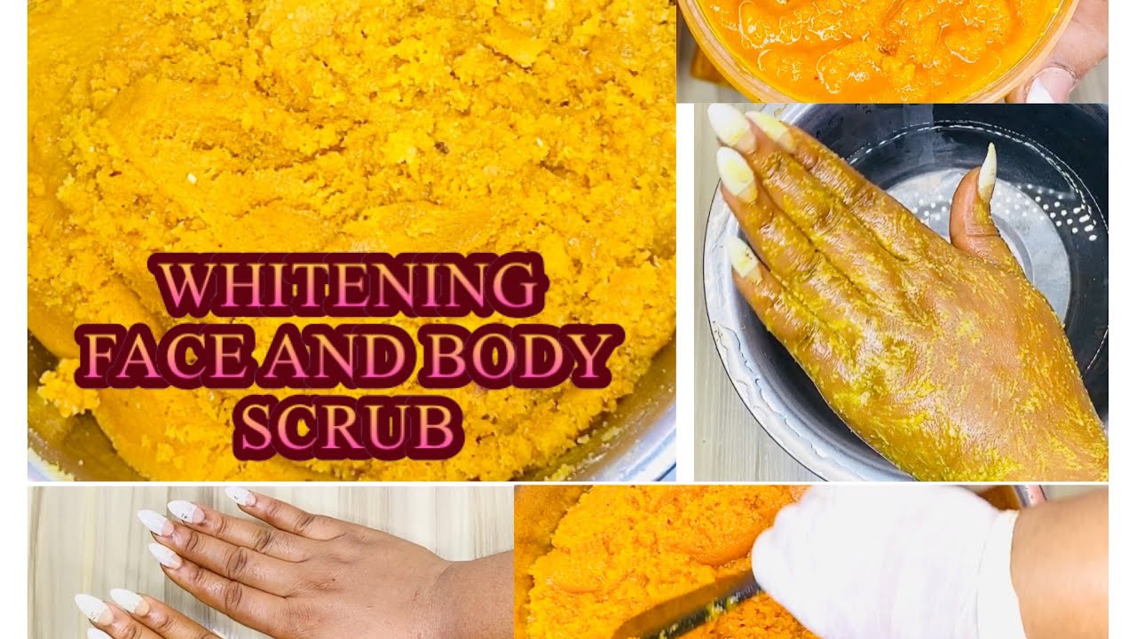 How to make an effective whitening scrub 3 4 shades Result Luxury