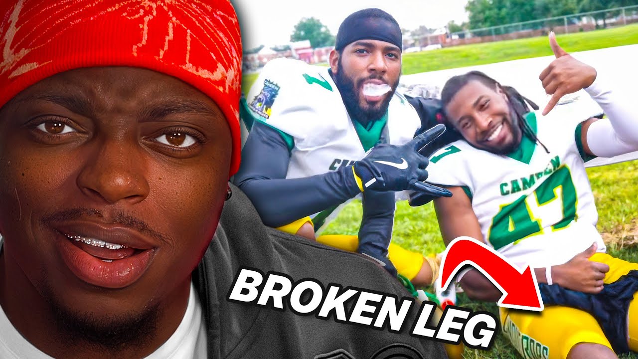 Трей реагирует на футбол в 37U во время урагана | PG Braves против Camden