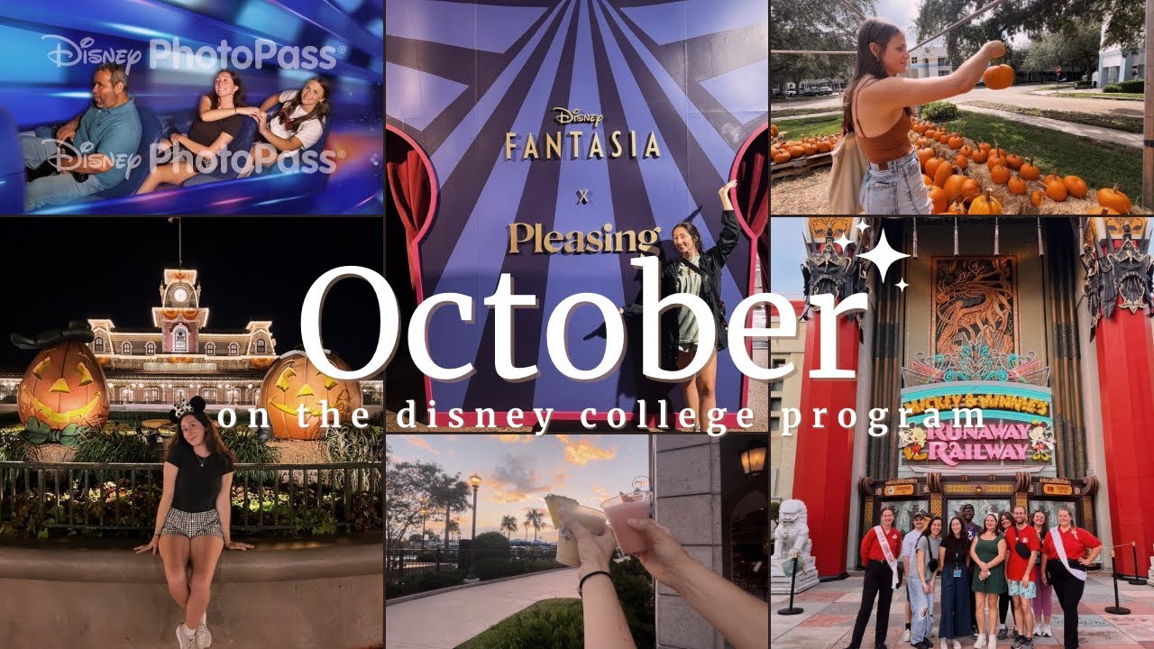 The Disney College Program in October *fall activities, a backstage tour, our first hurricane*