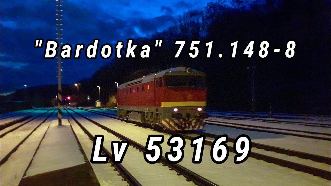 Bardotka 751.148-8 | Lv 53169 | Mladá Boleslav - Debř | 27.1. 2019