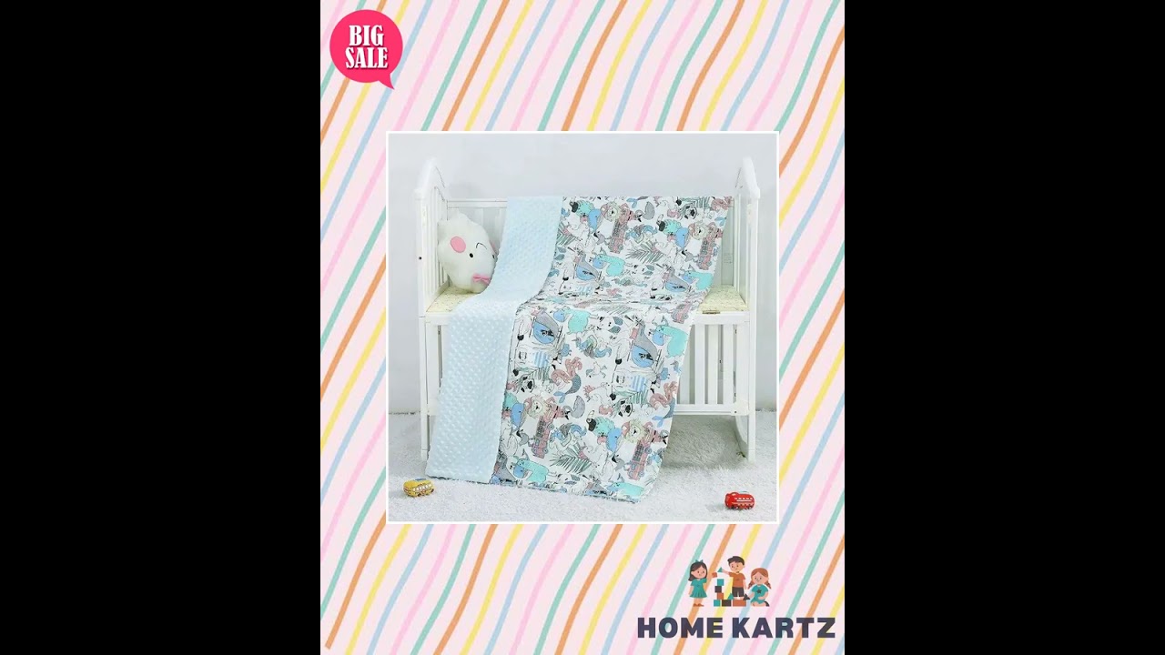 Snuggle Your Little One in Comfort with Our Cartoon Baby Blankets - Soft and Adorable