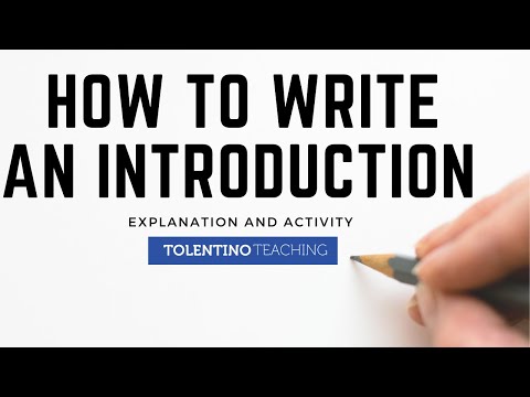 How to Write an Introduction for Argumentative Essays