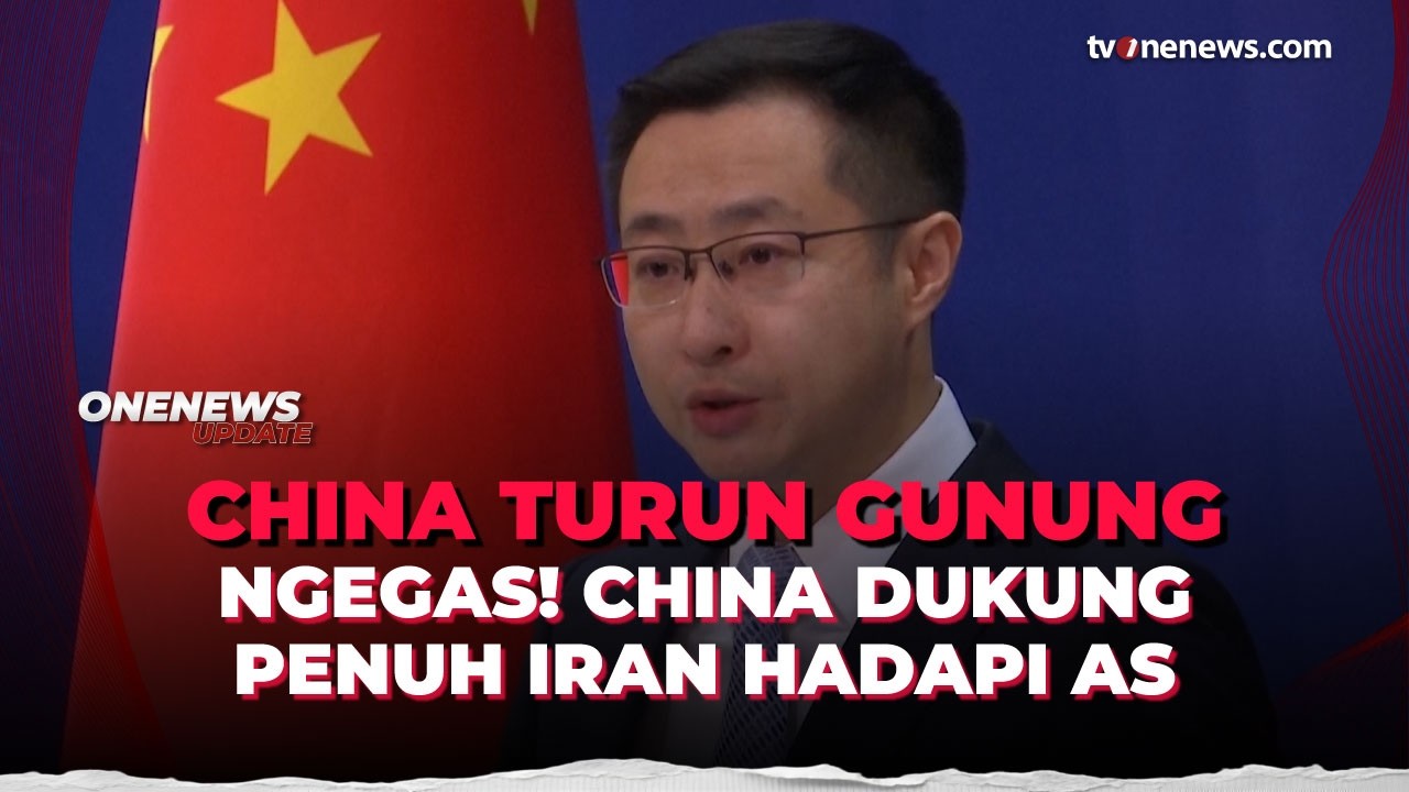 Tancap Gas! China Nyatakan Dukungan Penuh ke Iran Hadapi Ancaman Trump | OneNews Update