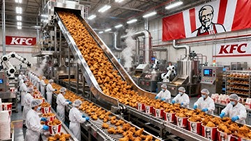 Inside the KFC Factory: From Fresh Chicken to Crispy Perfection (Full Process)