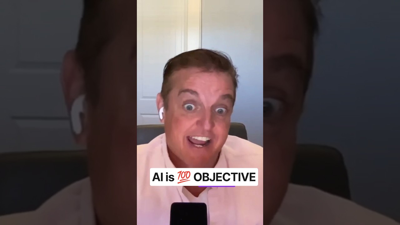 AI is 💯 OBJECTIVE #shorts #ai # #youtubeshorts