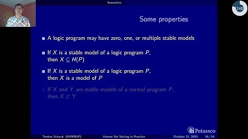 Answer set solving in practice, introduction, semantics (exemplars)