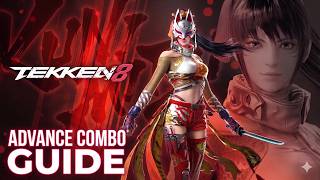 KUNIMITSU TEKKEN 8 Advanced Combo Extensions | On screen Notations