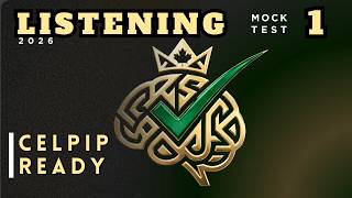 CELPIP Listening Mock Test - 1 | Full Practice Test with Answers 2026