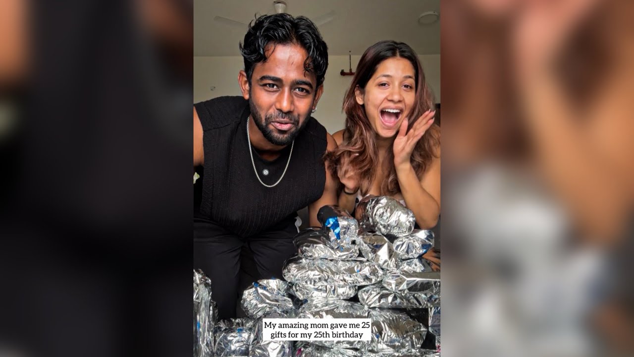 My Mom gave me 25 GIFTS 🎁on my 25th Birthday! Let’s  Unbox 💯 | UNCUT 