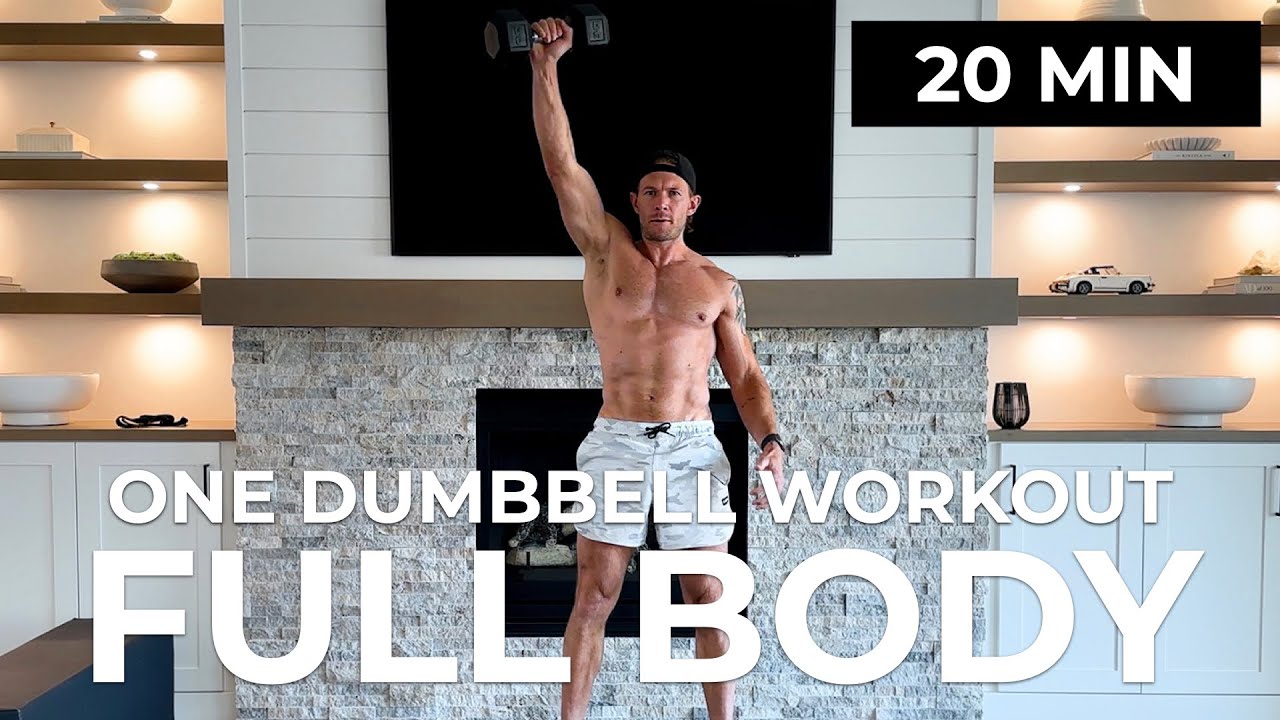 20 Min Full Body ONE DUMBBELL Workout 🔥 HIGH INTENSITY 🔥 - YouTube