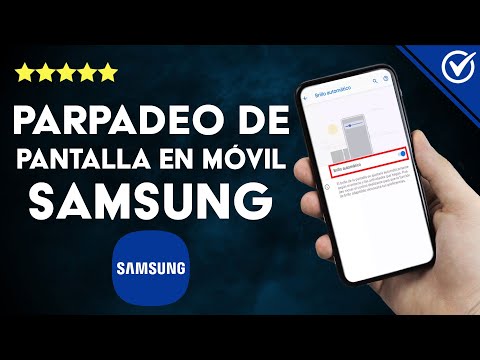 ¿Cómo solucionar el parpadeo de la pantalla de mi dispositivo SAMSUNG?