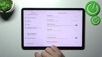 Xiaomi Pad 5 - How To Change Screen Recorder Sound Settings
