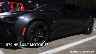 Mustang takes on built motor camaro ss ...