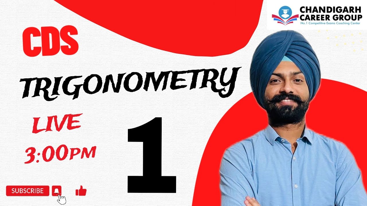 TRIGONOMETRY class 1 for CDS by Sandeep Brar