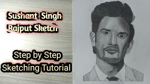 Sushant Singh Rajput Sketch | Part 2 | Step by Step Sketching Tutorial