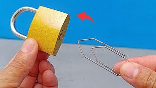 I never thought that OPENING any lock WITHOUT a KEY would be so easy! AMAZING 🔥