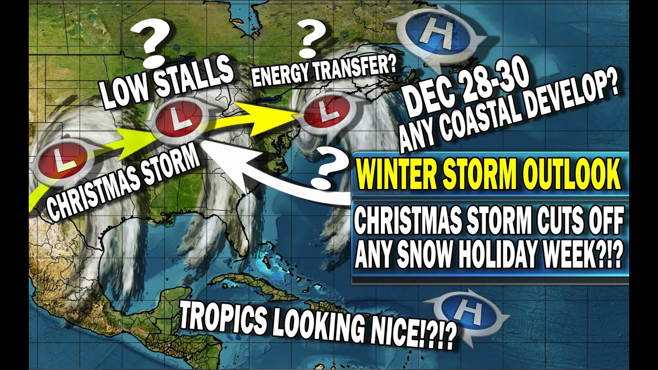 Winter Storm Outlook, Christmas Storm Could Go Coastal late Holiday ...