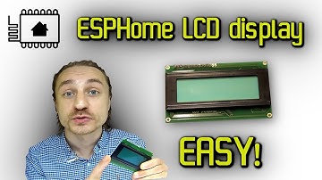 How to set up LCD DISPLAY in ESPHome | yaml & lambda