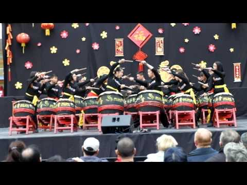 Jing Qing Lion Dance Drums 03 牛鬥虎 Ox and Tiger [ Jan 14, 2017 | WEM ]