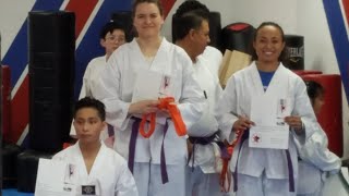Kaysa's Purple Belt Test!